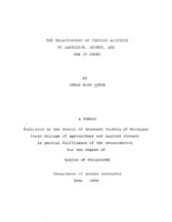 The relationship of thyroid activity to lactation, growth, and sex in sheep