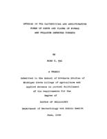 Studies on the bactericidal and agglutinative power of serum and plasma of normal and pullorum infected turkeys