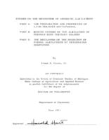 Studies on the mechanism of aromatic alkylations. Part A: The preparation and properties of 2,6-ditertiary-butylphenol. Part B: Kinetic studies of phenols with tertiary halides. Part C: The mechanism of the inhibition of phenol alkylations by oxygenate...