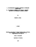 I. The preparation and physical properties of crystalline lithium alkyls. II. The integrated intensity of the infrared absorption band due to O-H stetching in aliphatic alcohols