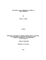 The effect of small quantities of cadmium on animal metabolism