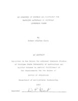 An analysis of systems and equipment for handling materials on Michigan livestock farms