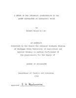 A study of the intensity distribution of the light diffracted by untrasonic waves