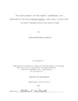 The development of the embryo, endosperm, and pericarp of the peach (Prunus persica, Sieb. Zucc.) as related to fruit thinning with plant regulators