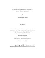 An analysis of the base-surplus plan used in selected Virginia milk markets