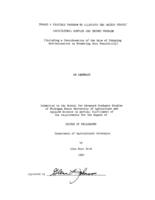 Toward a feasible program to alleviate the United States' agricultural surplus and income problem (including a consideration of the role of cropping specialization in promoting this feasibility)