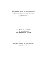 Physiological studies and trial application of anti-fungal antibiotics for the control of plant diseases