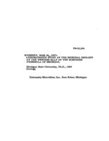 Aeromagnetic study of the regional geology of the western half of the northern peninsula of Michigan