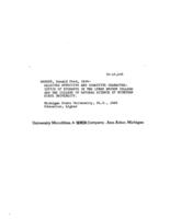 Selected affective and cognitive characteristics of students in the Lyman Briggs College and the College of Natural Science at Michigan State University