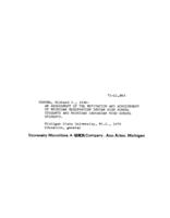 An assessment of the motivation and achievement of Michigan Reservation Indian high school students and Michigan Caucasian high school students