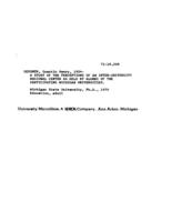 A study of the perceptions of an inter-university regional center as held by alumni of the participating Michigan universities