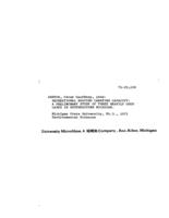 Recreational boating carrying capacity : a preliminary study of three heavily used lakes in southeastern Michigan