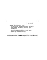 An evaluation of the preparation of junior high school teachers at Michigan State University