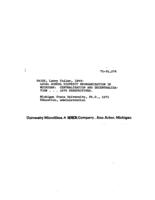 Local school district reorganization in Michigan : centralization and decentralization ... 1970 perspectives
