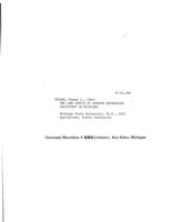 The 1980 supply of outdoor recreation facilities in Michigan