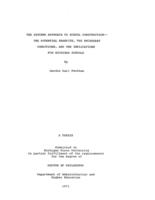 The systems approach to school construction : the potential benefits, the necessary conditions, and the implication for Michigan schools