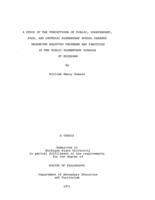 A study of the perceptions of public, independent, free, and Catholic elementary school parents regarding selected programs and practices in the public elementary schools of Michigan