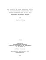 Role adaptation and career development : a study of role definition and role interaction among teachers and teacher-aides in Adult Bascic Education in the State of Michigan