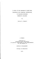 A study of the problems of part-time industrial and technical instructors in selected Michigan community colleges