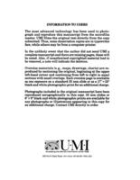 An analysis of the relationship between community work experiences and selected measures of career development of Michigan State University students