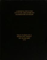 A comparative study of four state natural areas systems with recommendations for Michigan