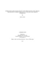 Internationalizing graduate education through education abroad : the pedagogy of short-term, faculty-led, education abroad experiences