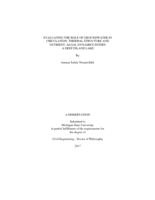 Evaluating the role of groundwater in circulation, thermal structure and nutrient-algal dynamics within a deep inland lake