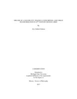 Dreams of a soccer city : politics, consumption, and urban transformation in 20th century Buenos Aires