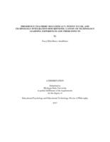 Preservice teachers' self-efficacy, intent to use, and technology integration descriptions : a study of technology learning experiences and their effects