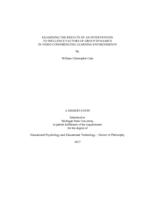 Examining the results of an intervention to influence factors of group dynamics in video conferencing learning environments