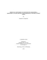 Improving monitoring of spotted wing drosophila (Drosophila suzukii, Diptera : Drosophilidae) in Michigan fruit crops