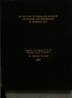 The relation of sugar-acid ratios to the ripening and deterioration of blueberry fruit