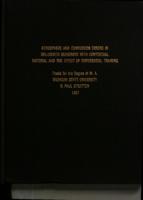 Atmosphere and conversion errors in syllogistic reasoning with contextual material and the effect of differential training