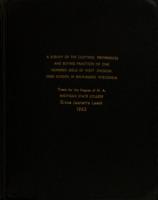 A survey of the clothing preferences and buying practices of one hundred girls of West Divisin High School in Milwaukee, Wisconsin