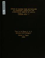 Effects of various third cutting dates on subsequent production and carbohydrate reserves of alfalfa (Medicago sativa L.)