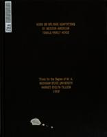 Work or welfare adaptations by Mexican-American female family heads