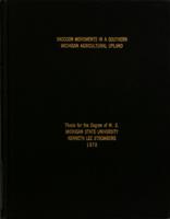 Raccoon movements in a southern Michigan agricultural upland