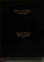 Employment as a determinant of political activity and ideology of married women