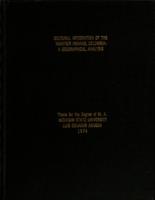 Cultural integration of the Kwayker Indians, Colombia : a geographical analysis