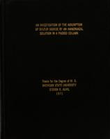 An investigation of the absorption of sulfur dioxide by an ammoniacal solution in a packed column