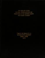 New England in Ohio : Cultural transplantation and persistence in the Western Reserve and Hudson Township