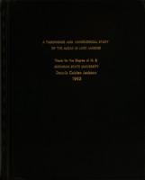 A taxonomic and limnological study of the algae in Lake Lansing