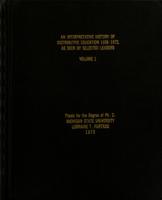 An interpretative history of distributive education, 1936-1972, as seen by selected leaders