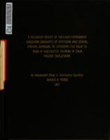 A follow-up survey of 1963-1965 distributive education graduates of Northern High School, Pontiac, Michigan, to determine the value to them of cooperative training in their present employment