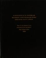 An investigation of the structure and relationship among performance criteria using factor analytic methods