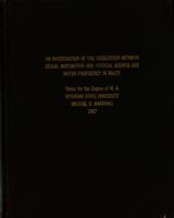 An investigation of the association between sexual maturation and physical growth and motor proficiency in males