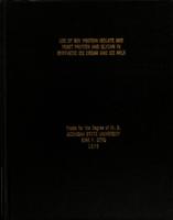 Use of soy protein isolate and yeast protein and glycan in synthetic ice cream and ice milk