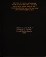 The effect of protein supplemented breads as compared with a standard white bread on the growth rate, tissue composition, and liver xanthine oxidase system of the rat