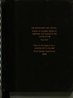 The development and critical survey of modern trends in furniture and fabrics in the United States 1925-1945