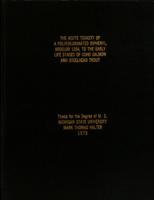 The acute toxicity of a polychlorinated biphenyl, Aroclor 1254, to the early life stages of coho salmon and steelhead trout